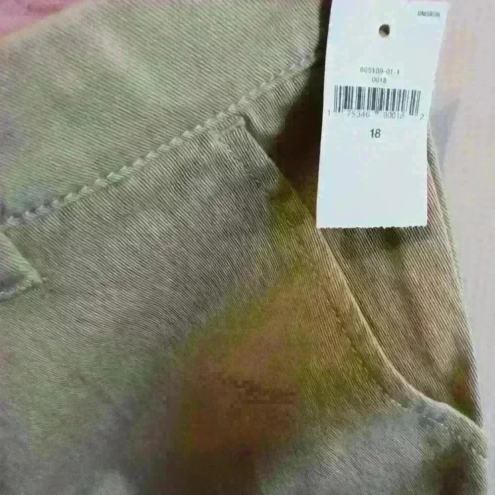 Gap kids size 18 regular khaki pants with pink waistband new w tags size 18